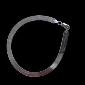 8 " sterling herringbone bracelet.